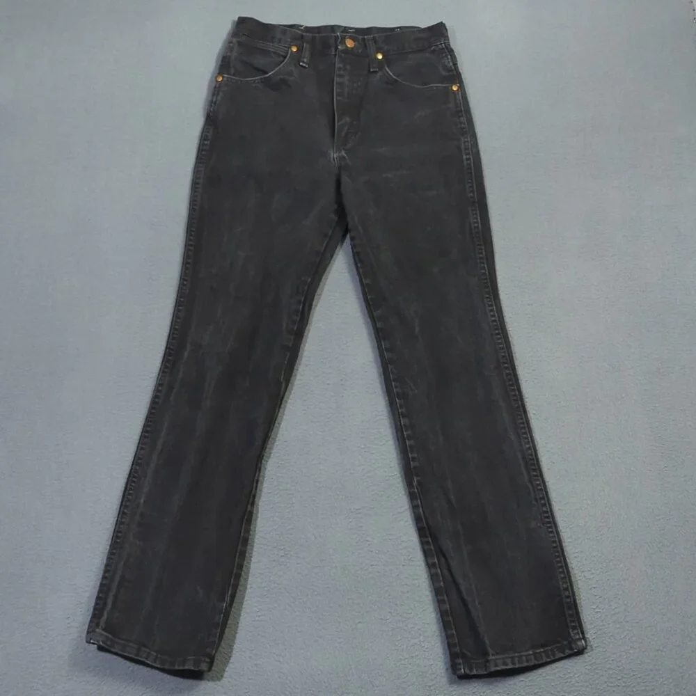 Wrangler Jeans Men's 29x32 Fits 28x31 Black 936 WBK Slim Cowboy Cut Slim Fit